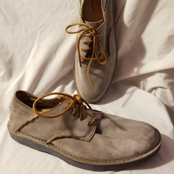 Born mens oxfords Gleason light gray suede 11 M main image 7